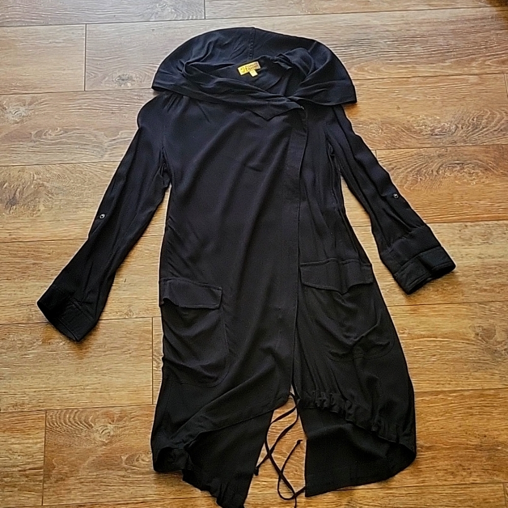 Princess Vera Wang Drapped Utility Anorak
